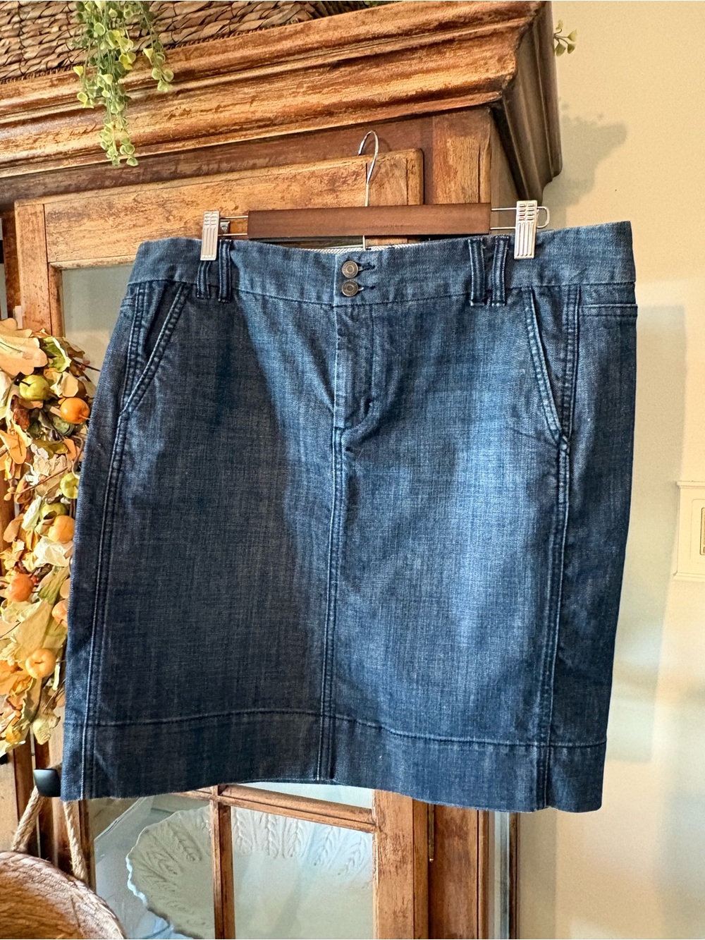 GAP Dark Blue Denim Skirt